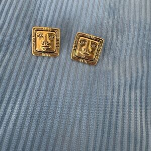 Vintage Laurel Burch sun earrings